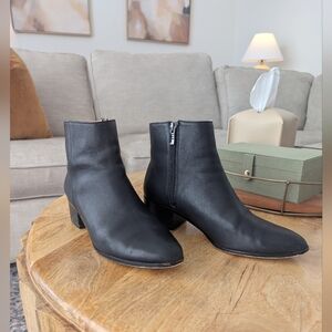 J Crew Walker (AA519) Ankle Booties, Black, size 7